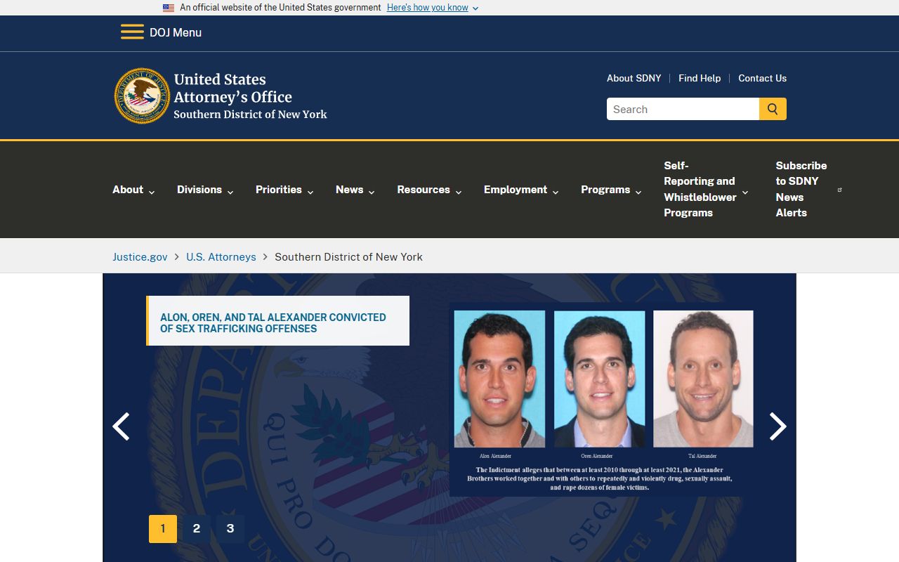 Rockland County arrest records US Attorney Southern District of New York page
